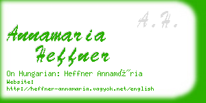 annamaria heffner business card